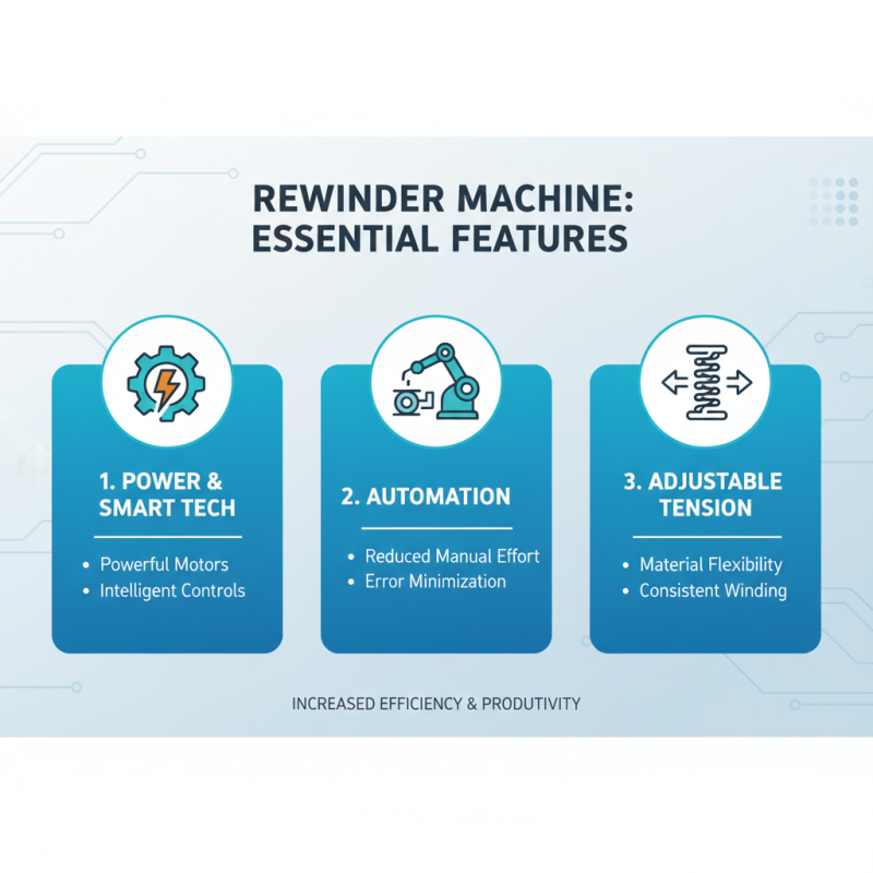 Top Features to Look for in Rewinder Machines for Your Business?