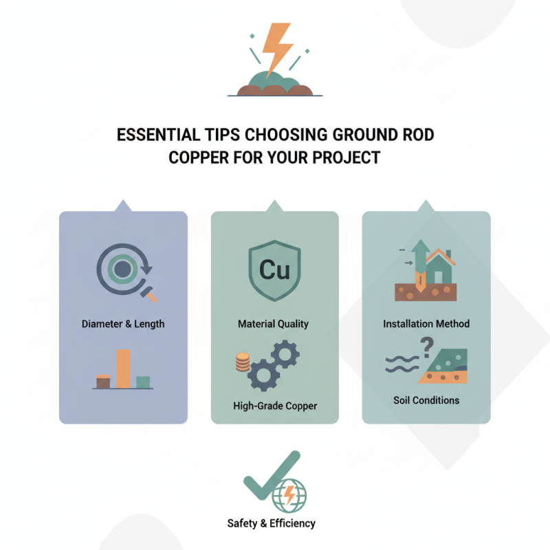 Essential Tips for Choosing Ground Rod Copper for Your Project?
