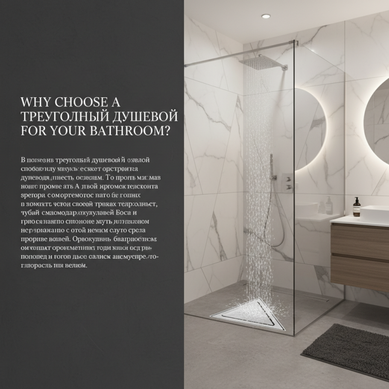 Why Choose a Треугольный Душевой Трап for Your Bathroom?