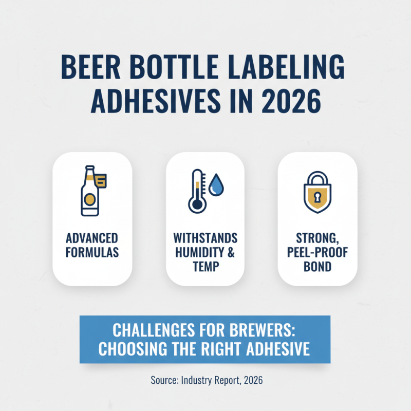 2026 Top Beer Bottle Labeling Adhesives You Need to Know?