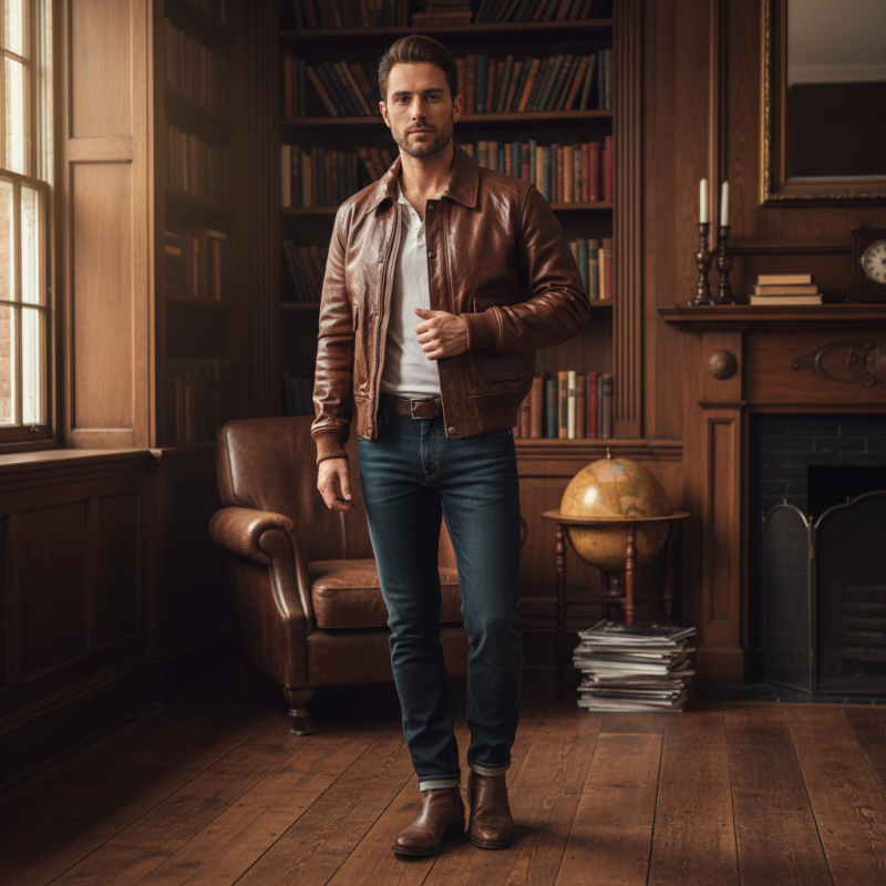 Why Leather Bomber Jackets are a Timeless Fashion Statement?