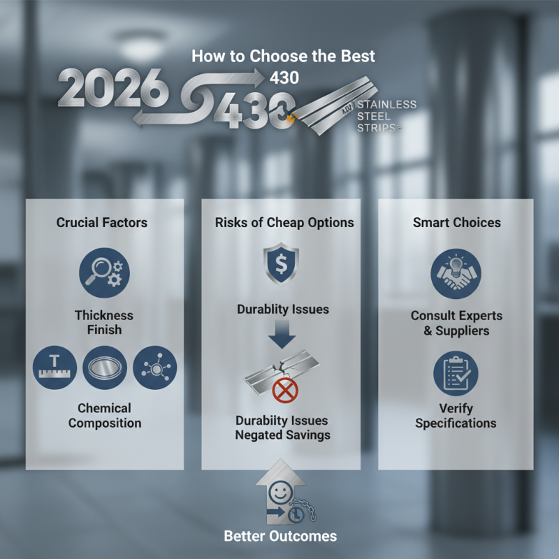 2026 How to Choose the Best 430 Stainless Steel Strips?
