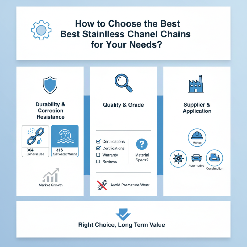 How to Choose the Best Stainless Steel Chains for Your Needs?