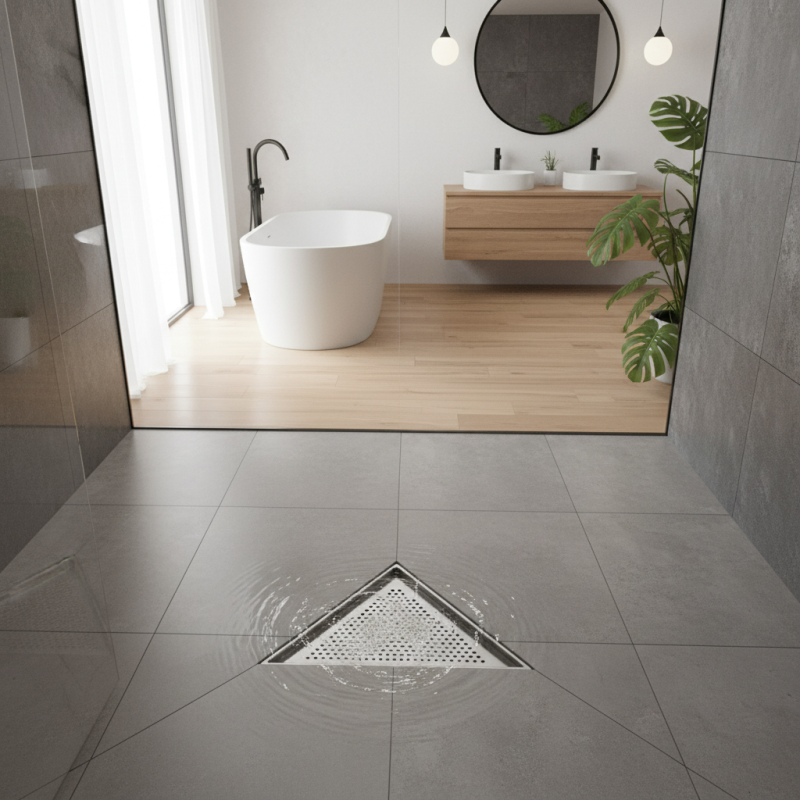 Top Benefits of Triangle Shower Drains for Modern Bathrooms?