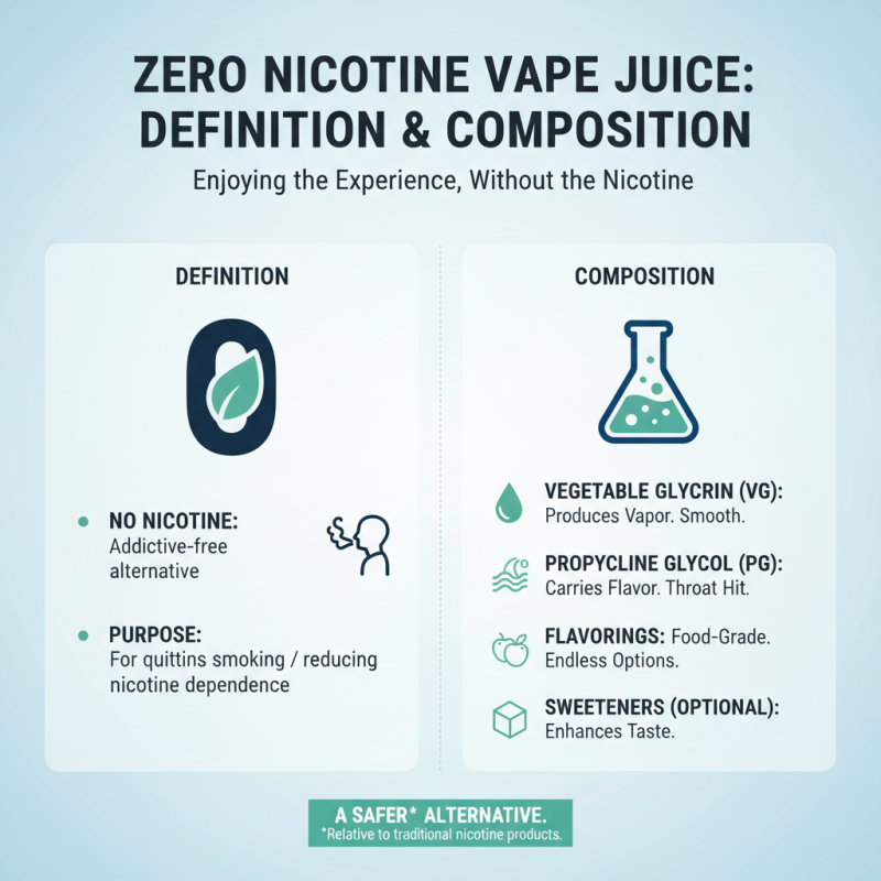 Why Choose Zero Nicotine Vape Juice for Your Health?