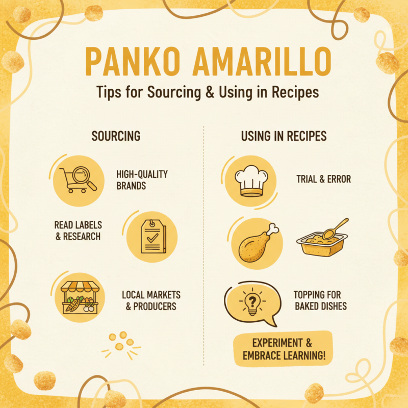 Panko Amarillo Tips for Sourcing and Using in Recipes?