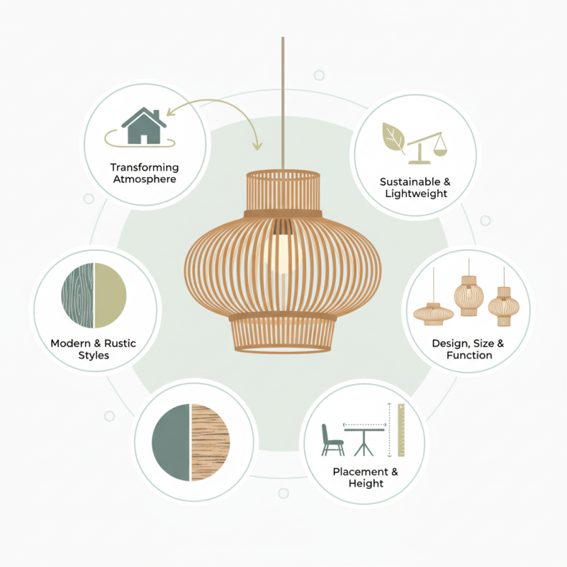How to Choose the Best Bamboo Pendant Light for Your Home?
