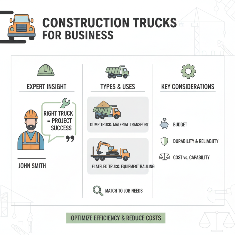 Best Construction Trucks for Your Business Needs?