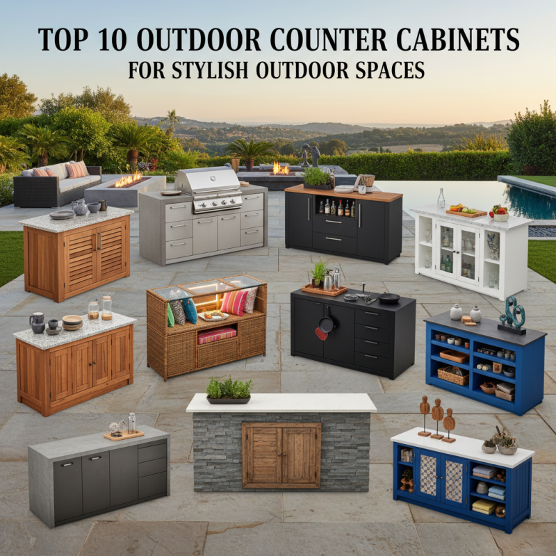Top 10 Outdoor Counter Cabinets for Stylish Outdoor Spaces?
