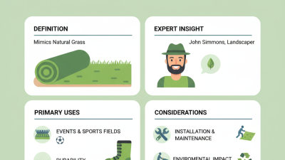 What is a Plastic Green Grass Mat and How is it Used?