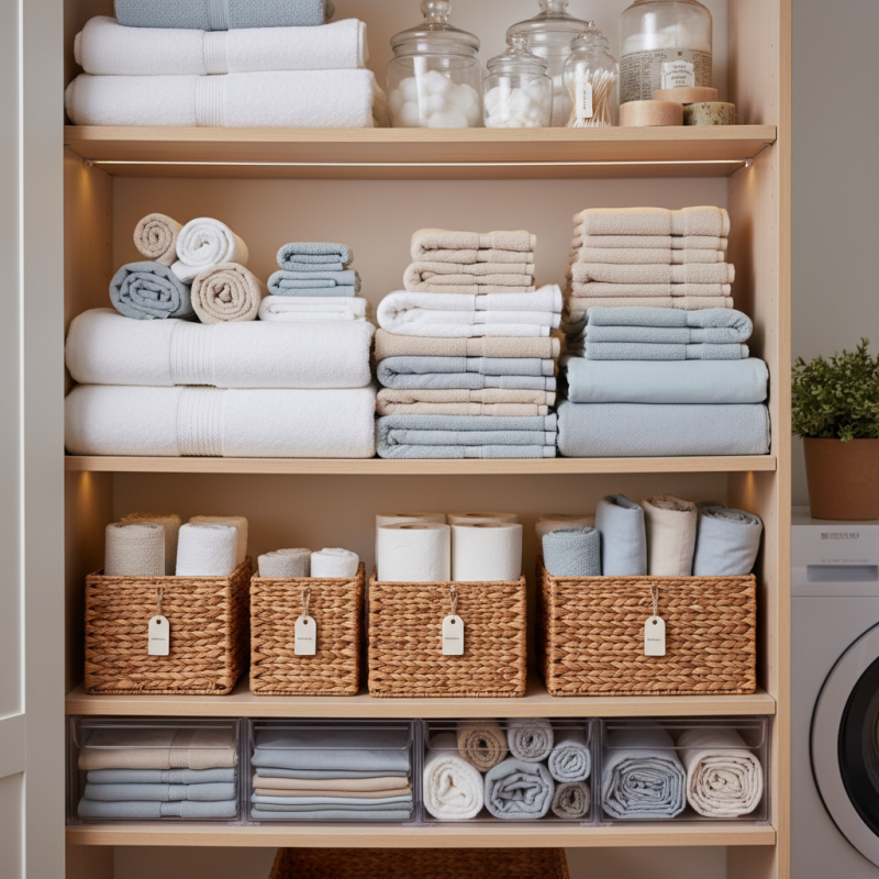 10 Best Linen Closet Organization Tips for a Neat Home