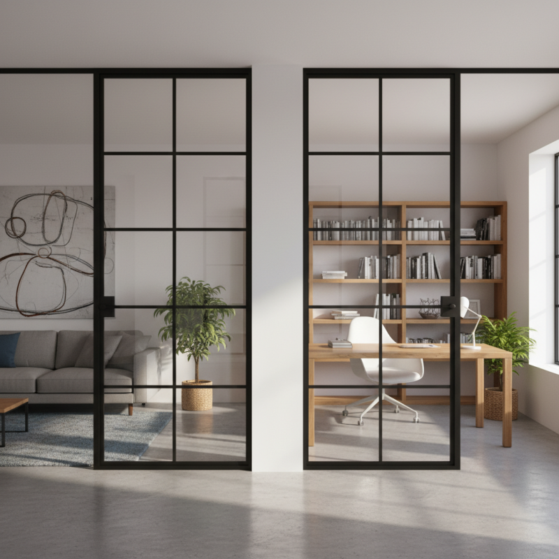 China Top Interior Steel French Doors for Modern Homes?