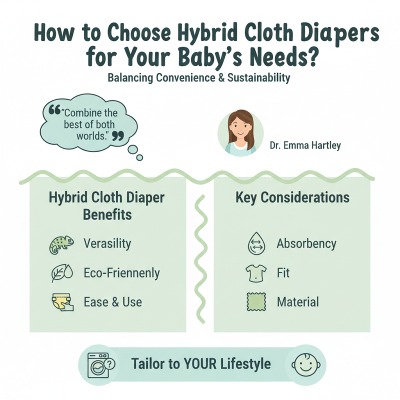 How to Choose Hybrid Cloth Diapers for Your Baby's Needs?