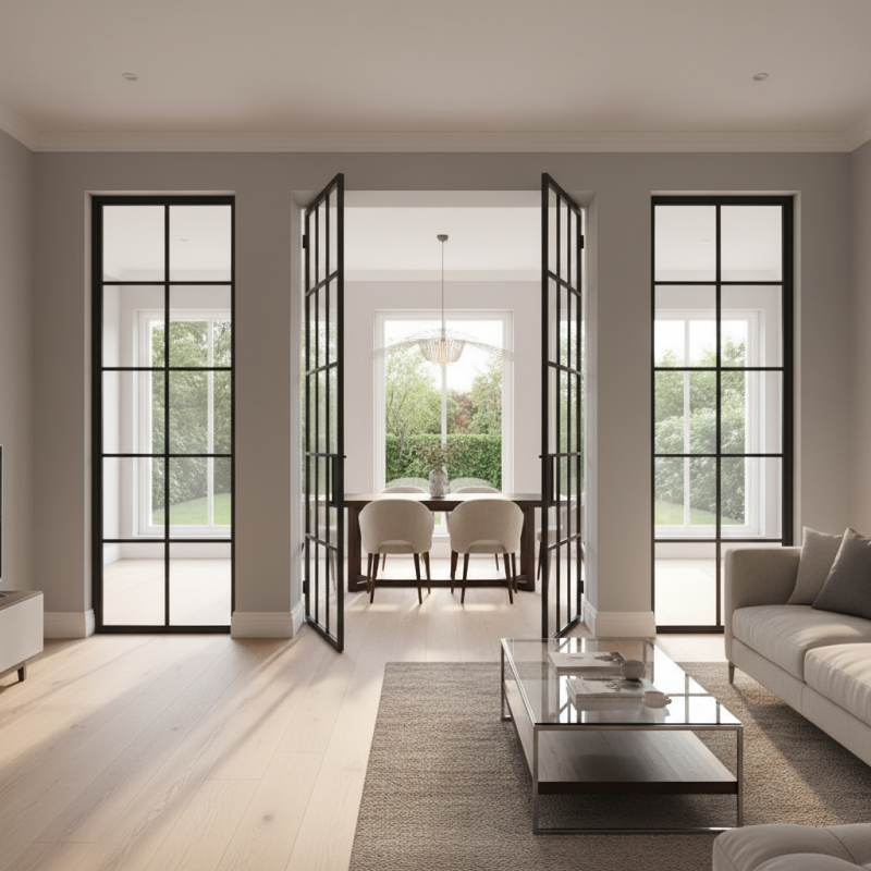 China Top Interior Steel French Doors for Your Home Needs?