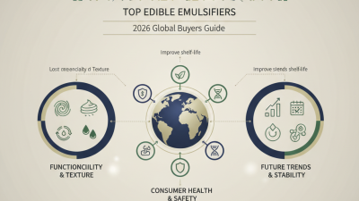Top Edible Emulsifiers for 2026 Global Buyers Guide?