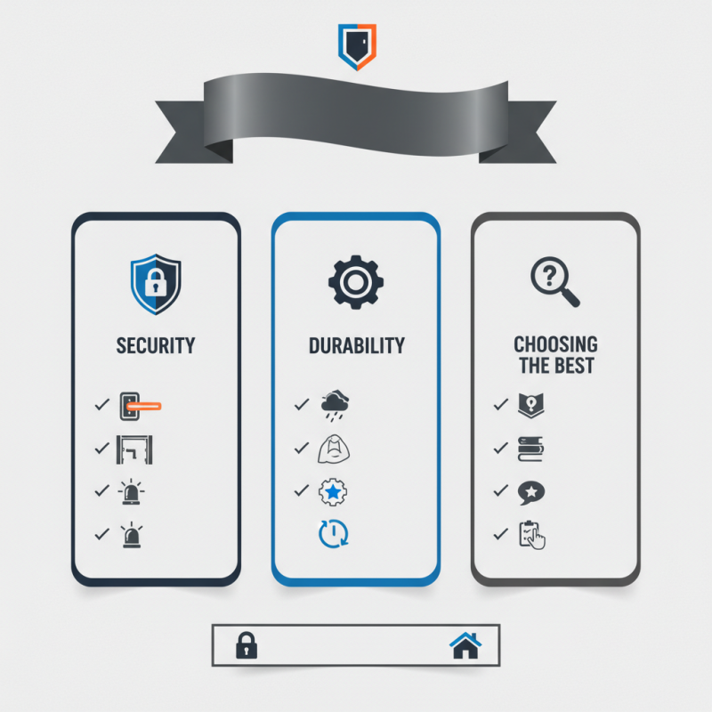 Best Aluminum Door Lock for Security and Durability?