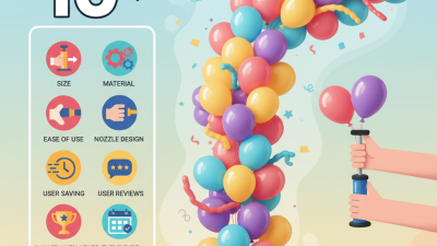 Top 10 Tips for Choosing the Best Plastic Balloon Pump