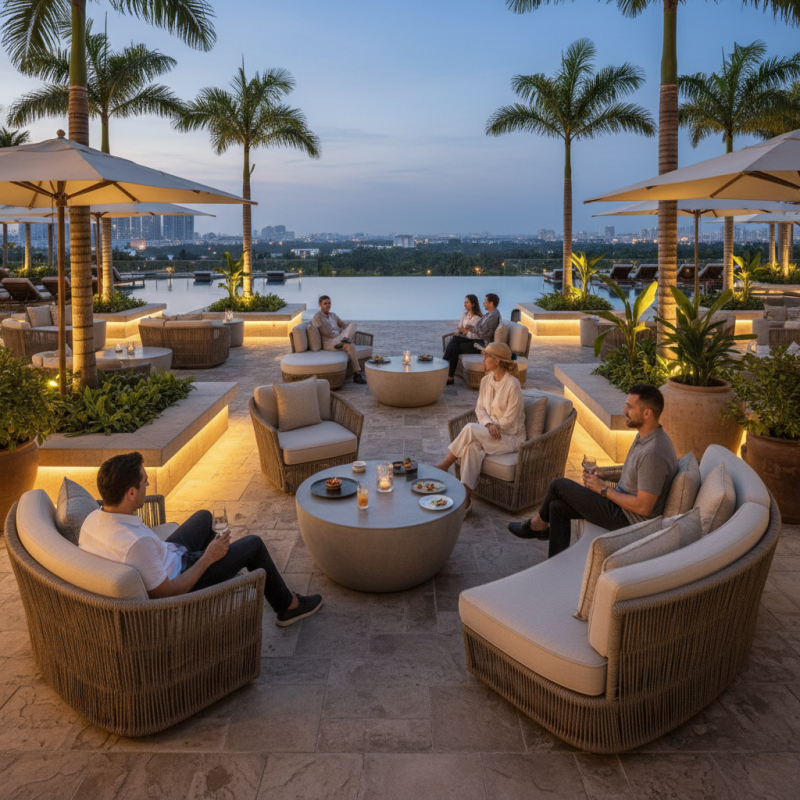 How to Choose the Best Hotel Outdoor Seating for Guests?