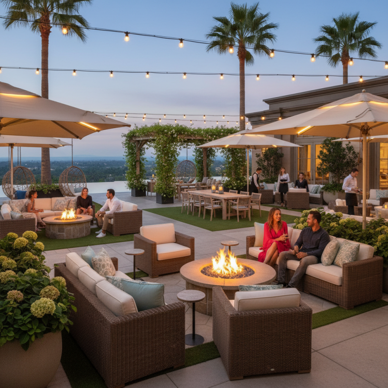 Best Hotel Outdoor Seating Ideas for Ultimate Guest Comfort?