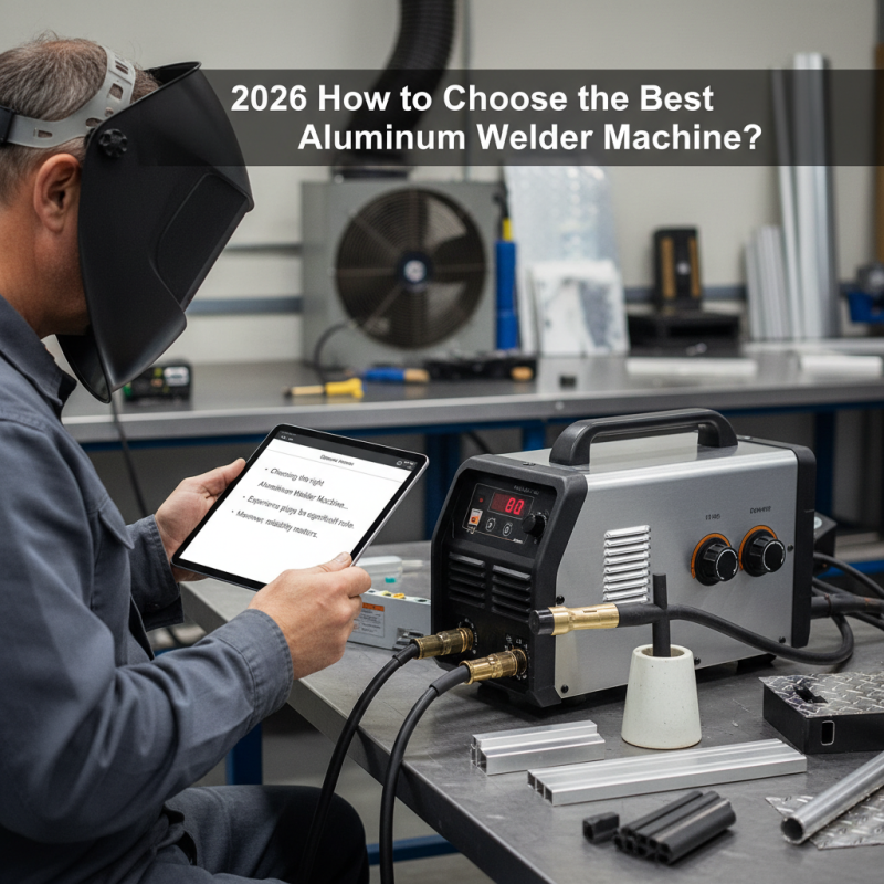 2026 How to Choose the Best Aluminum Welder Machine?