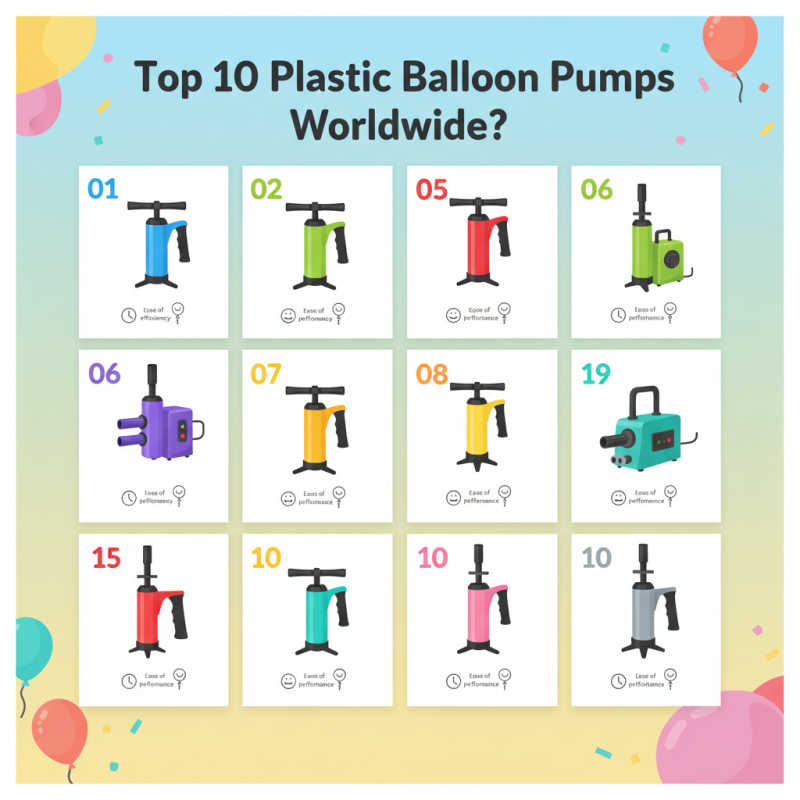 Top 10 Plastic Balloon Pumps to Buy Worldwide?