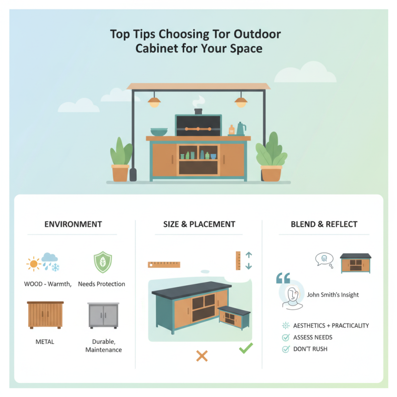 Top Tips for Choosing an Outdoor Counter Cabinet for Your Space?