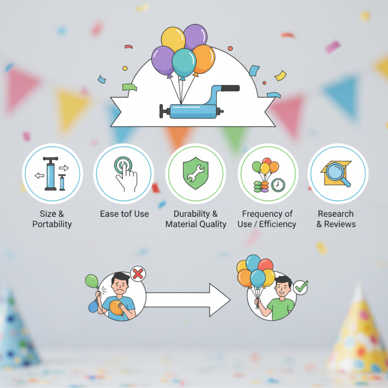 Top 5 Tips for Choosing the Best Plastic Balloon Pump