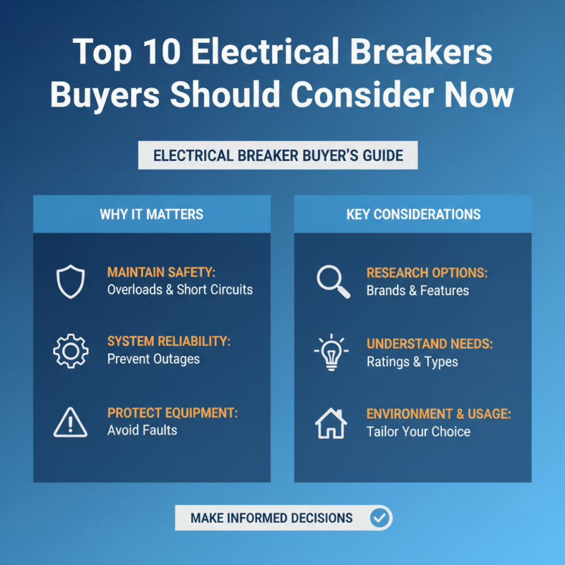 Top 10 Electrical Breakers Buyers Should Consider Now