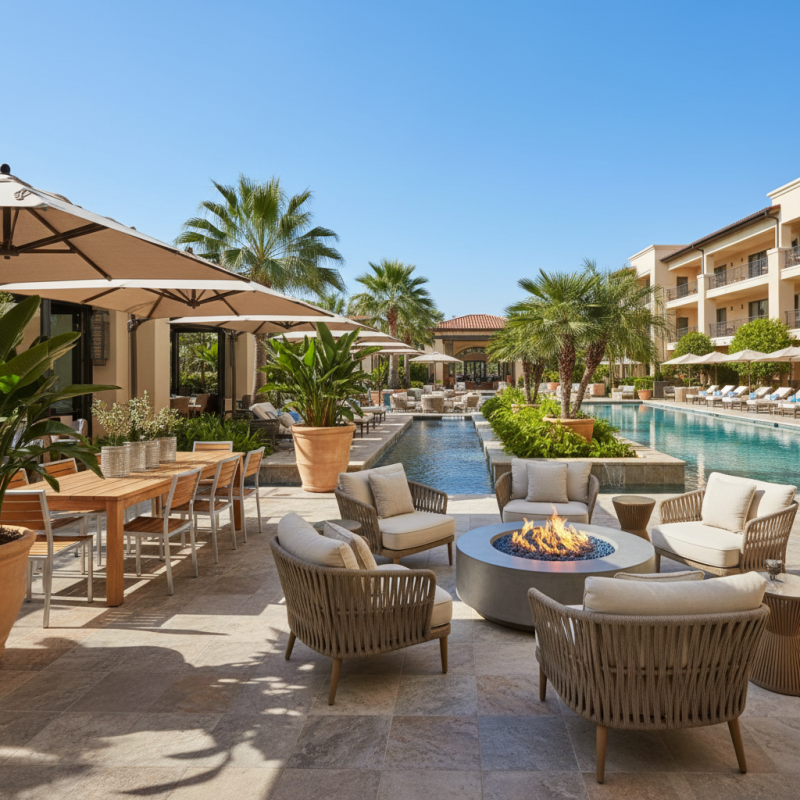 How to Choose the Best Hotel Outdoor Seating Options?