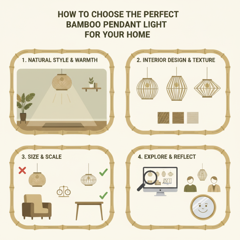 How to Choose the Perfect Bamboo Pendant Light for Your Home?