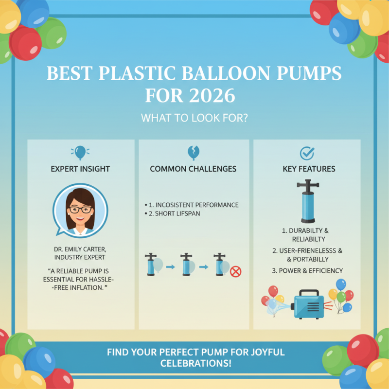 Best Plastic Balloon Pumps for 2026 What to Look For?