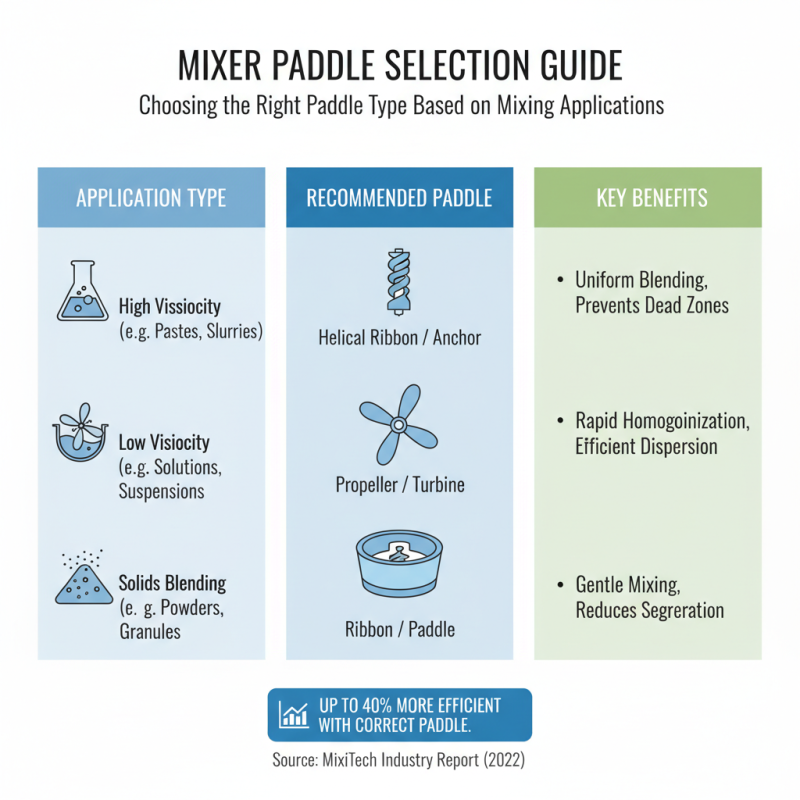 Why Choose the Right Paddle On A Mixer for Your Needs?