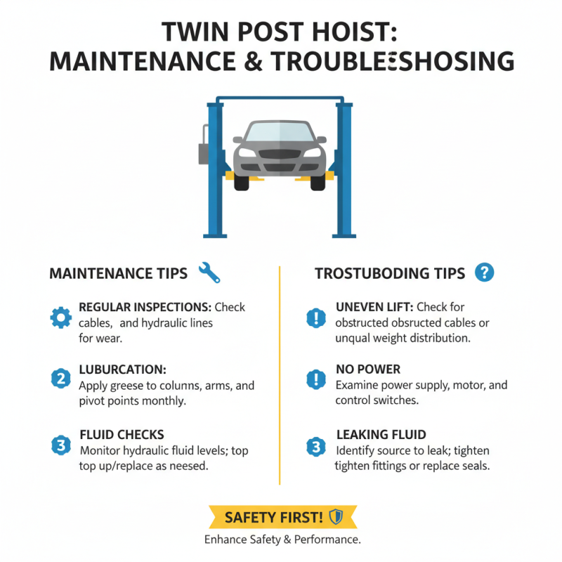What is a Twin Post Hoist and How Does it Work?