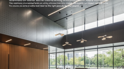 Why Choose Acoustic Metal Panels for Your Next Project?