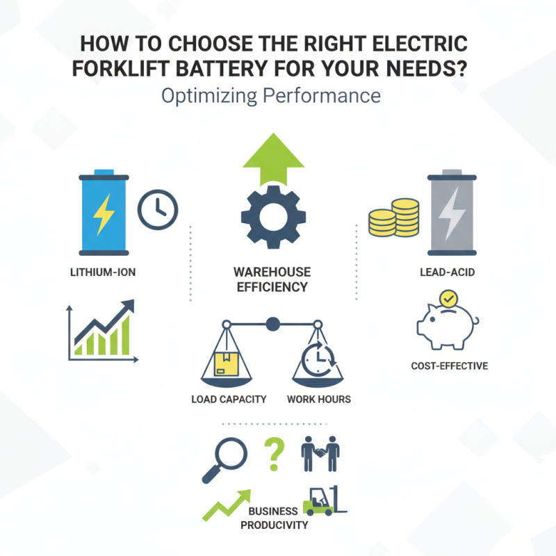 How to Choose the Right Electric Forklift Battery for Your Needs?