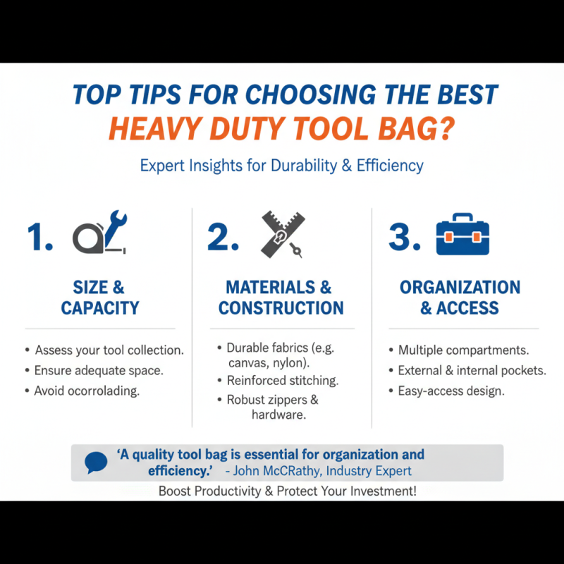 Top Tips for Choosing the Best Heavy Duty Tool Bag?