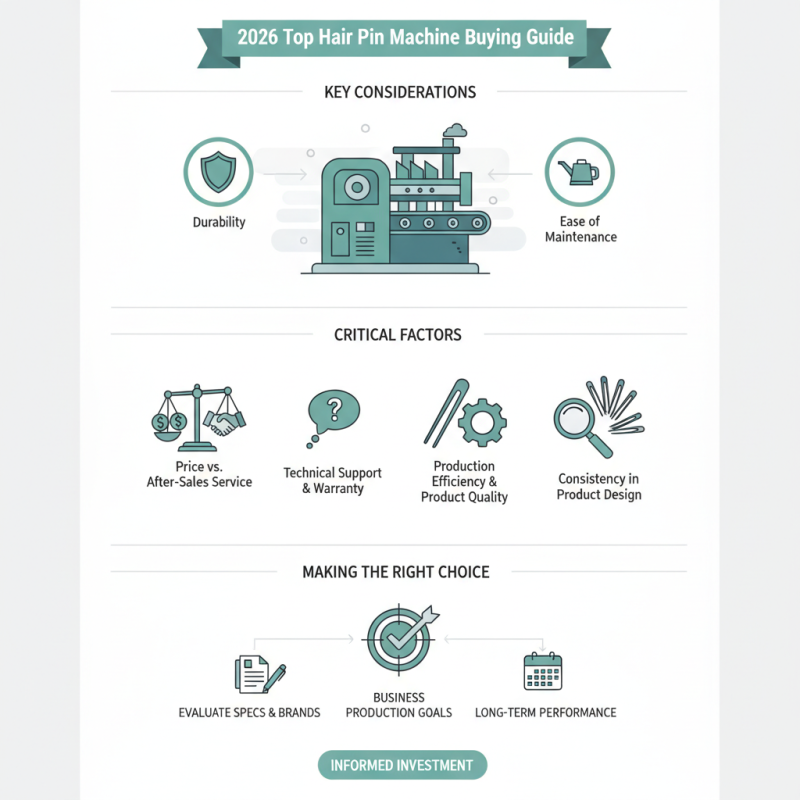 2026 Top Hair Pin Machine Buying Guide for Global Importers?