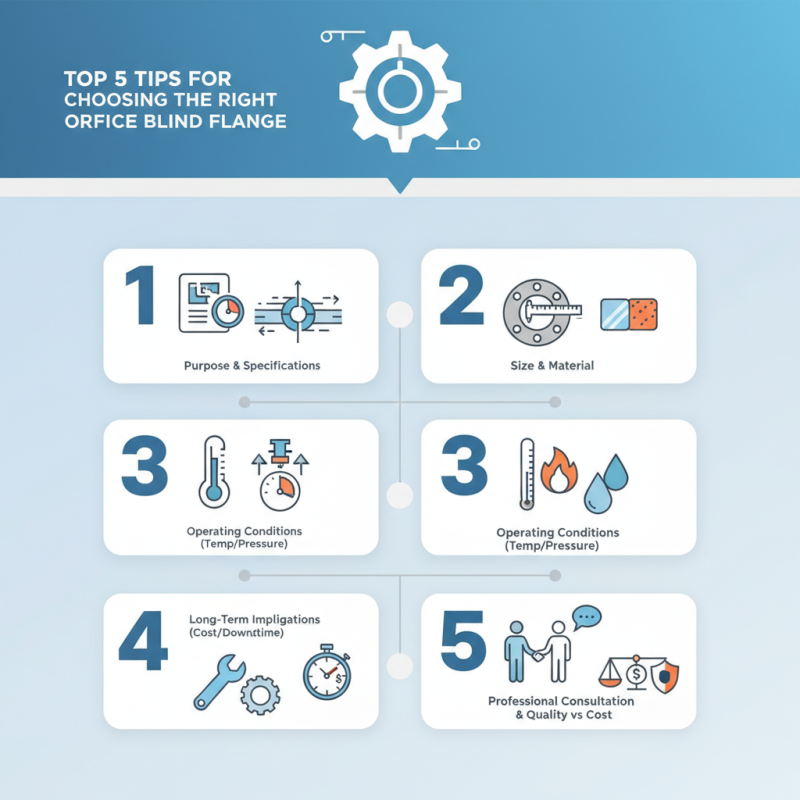 Top 5 Tips for Choosing the Right Orifice Blind Flange?
