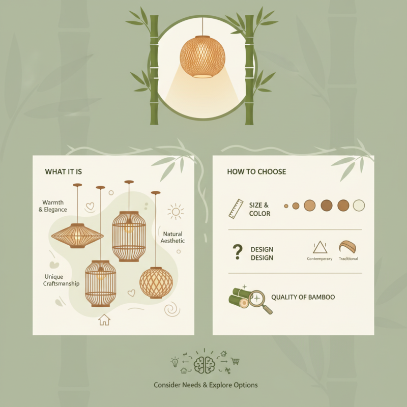 What is Bamboo Pendant Light and How to Choose the Best?