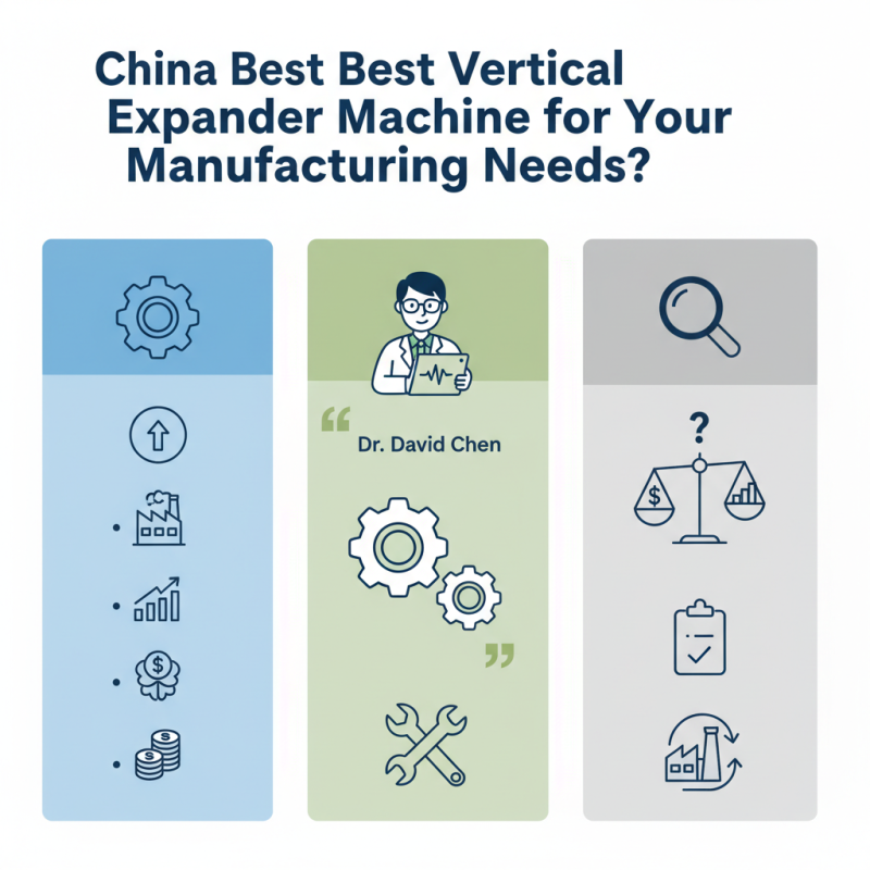 China Best Vertical Expander Machine for Your Manufacturing Needs?