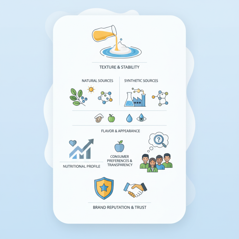 How to Choose the Best Edible Emulsifiers for Your Products?