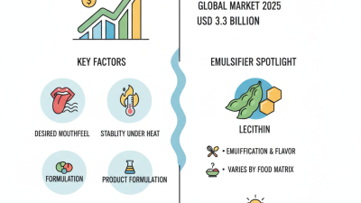 How to Choose the Best Edible Emulsifiers for Your Products?