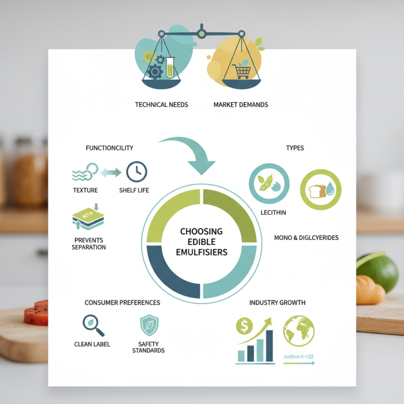 How to Choose the Best Edible Emulsifiers for Your Needs?