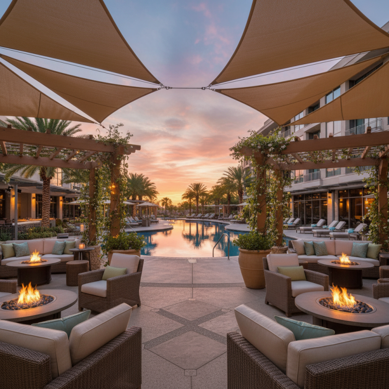 How to Create the Perfect Hotel Outdoor Seating Area?