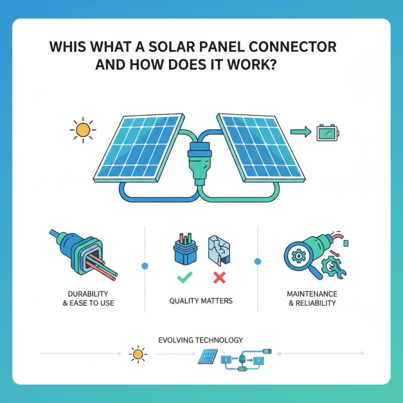 What is a Solar Panel Connector and How Does It Work?