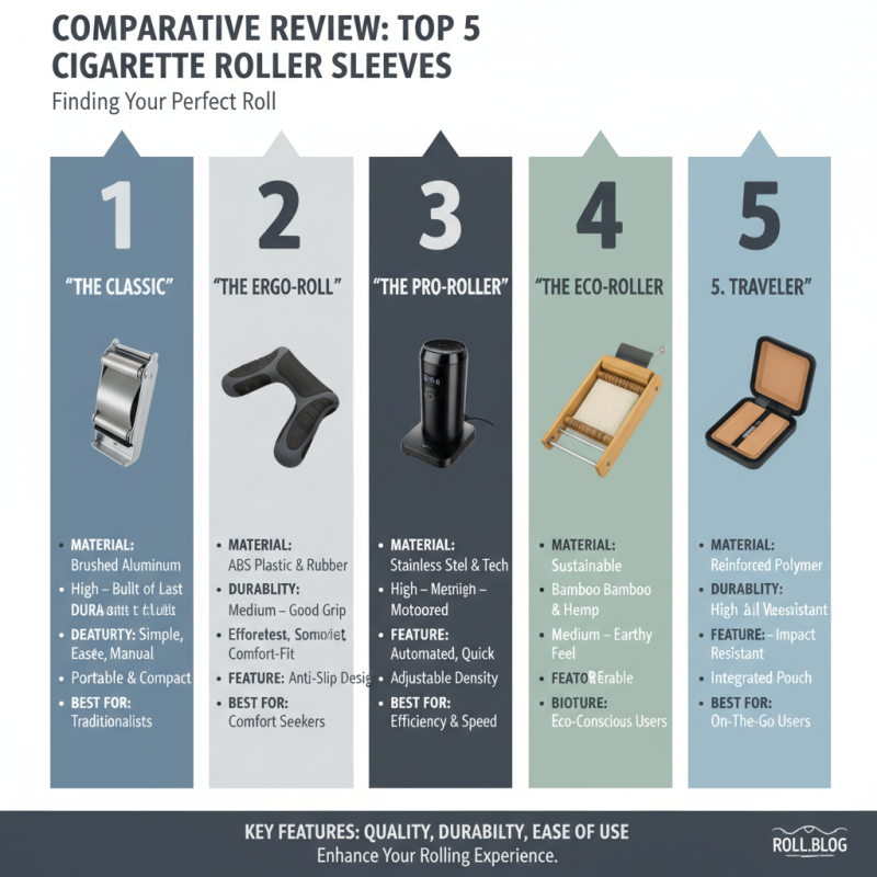 Top 5 Cigarette Machine Roller Sleeve Options for Best Quality?