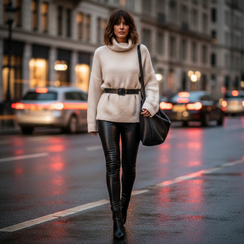 What are Wet Looking Leggings and How to Style Them?