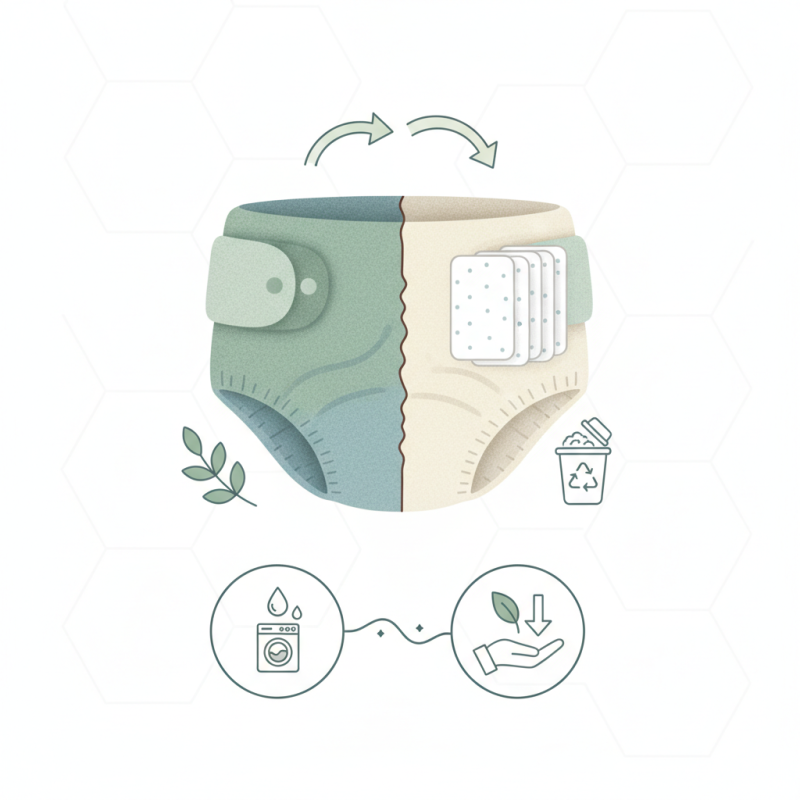 What is Hybrid Cloth Diapers and How Do They Work?