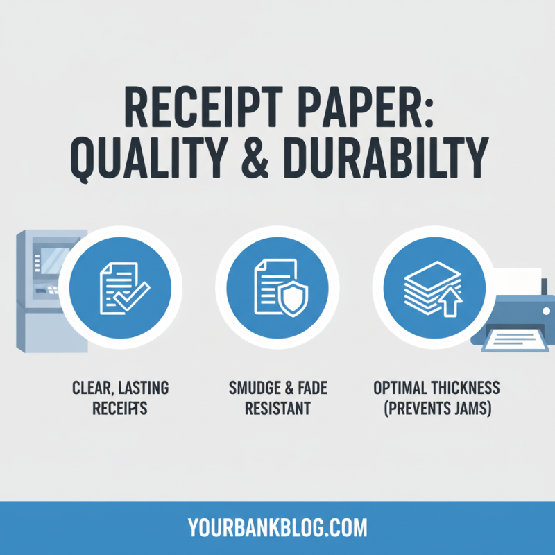 How to Choose the Best ATM Receipt Paper for Your Business?