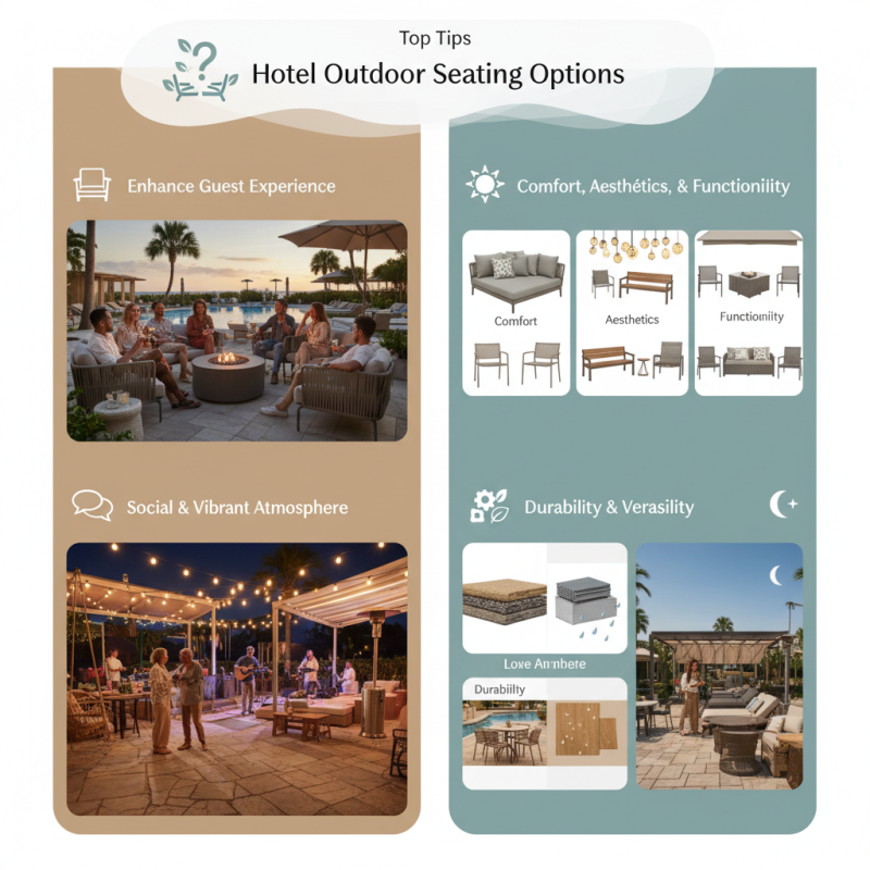 Top Tips for Choosing Hotel Outdoor Seating Options?